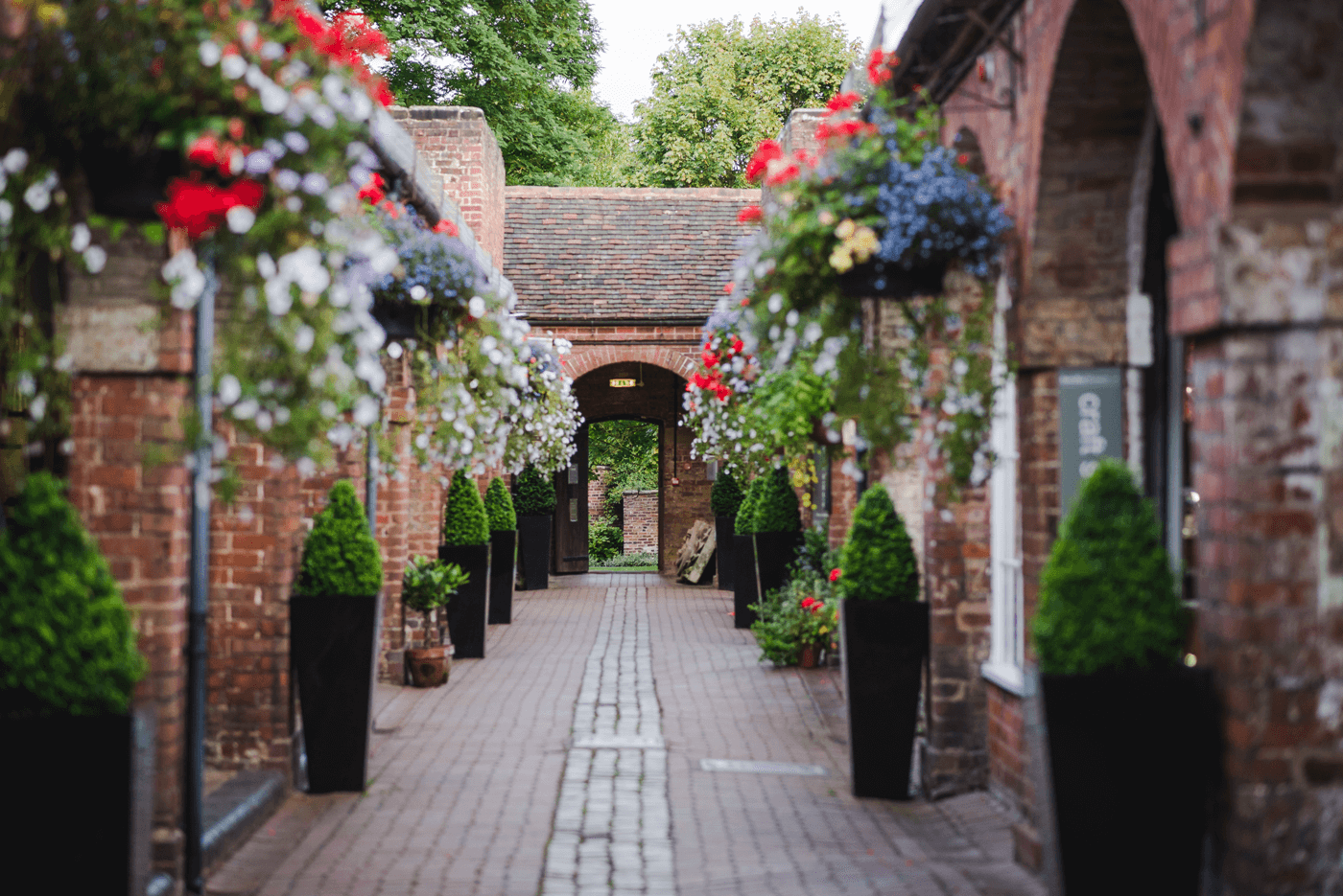 cobbled street 