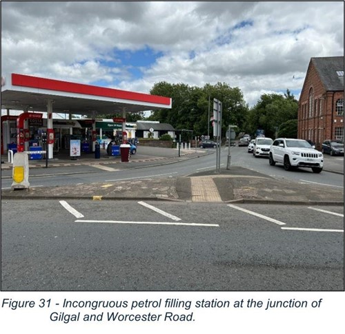 petrol station