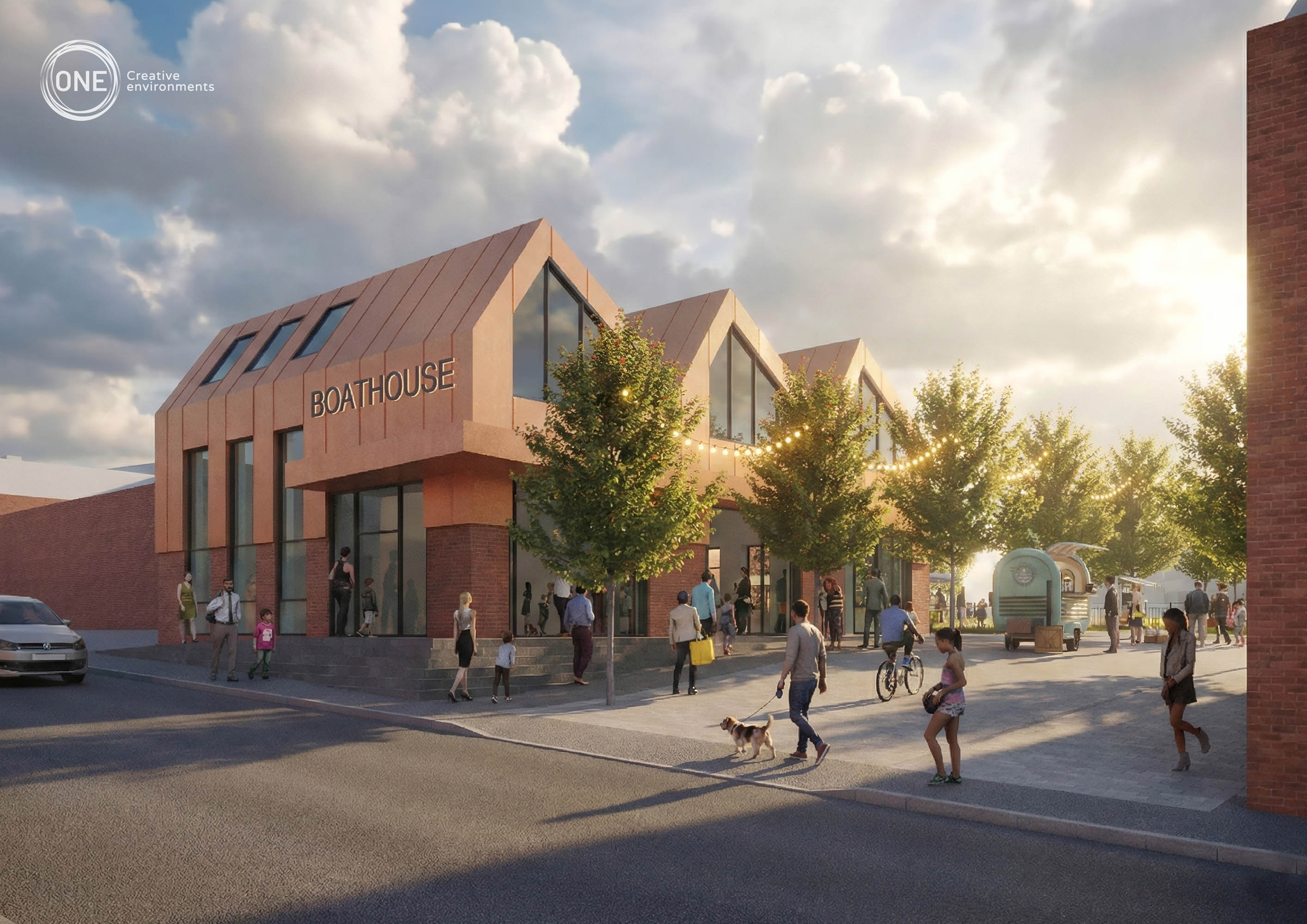 Artisit impression of a new design building