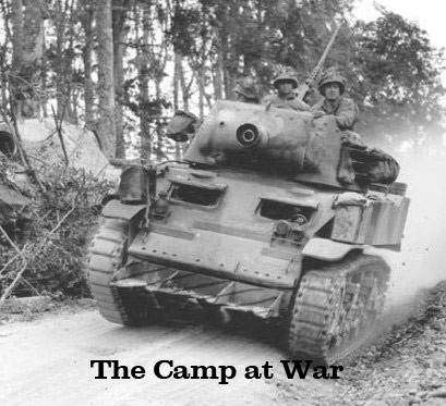 military tank in black and white old photo