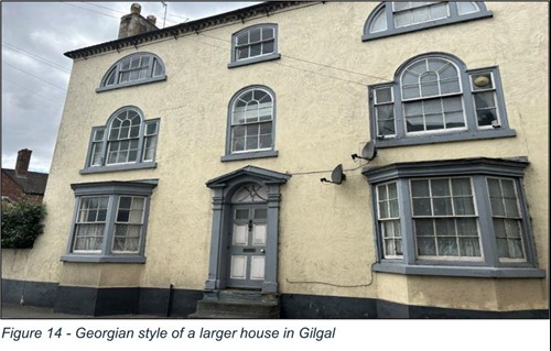 cream coloured large Georgian style house