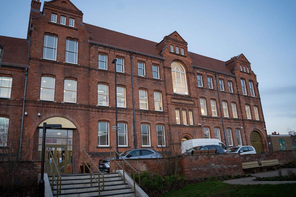 red brick building