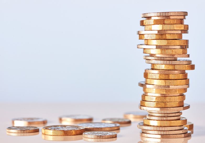 pile of coins
